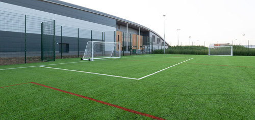 A football pitch